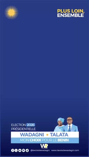 🗳🇧🇯 Regardez comment ce monsieur secoue la main du candidat Romuald Wadagni 😊. C'est une adhésion sincère. C'est la fête! Facebook=> https://www.facebook.com/share/r/1EVv8UmmPJ/ WhatsApp=> https://whatsapp.com/channel/0029Vb7QN6iKQuJPSjKYwM3d/490 Tik tok=> https://vt.tiktok.com/ZSHMVeMrM/ 🟡🔵 Plus loin, ensemble. #J6Campagne #WadagniTalata2026 #LaVoixDeWadagni #Proximité #deboutmacommunejevote