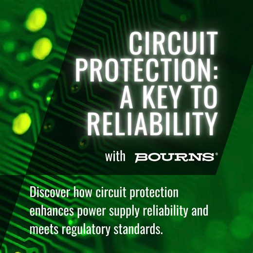 1.3K views | Discover how to implement #circuitprotection solutions to improve power supply reliability and meet regulations for #powermanagement applications! Find out more here: https://bit.ly/41K1SD0 #TechnicalResources - with Bourns | element14 Electronics | Facebook
