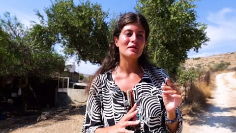 How Greek barbecue fries are deep-fried in olive oil over a traditional wood fire