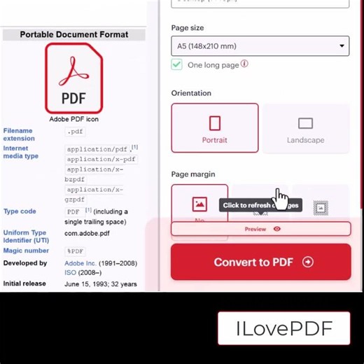 Converting HTML Document to PDF using ILovePDF