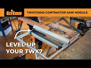 Level Up Your Workcentre with the TWX7 Contractor Saw Module