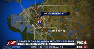 Plans to widen interstate in Charlotte County