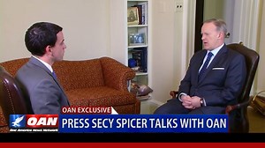 4.4K views · 124 reactions | From juggling reporter's questions... to late night TV portrayals, it takes a lot to be the face of the White House. One America's Trey Yingst sat down with White House Press Secretary Sean Spicer for an exclusive interview. | One America News Network | Facebook