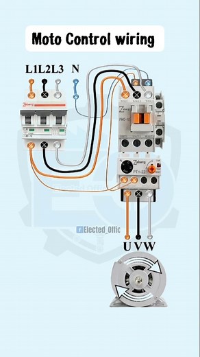 Motor Connection Wiring Diagram #ElectedOfficial #ElectricalTips #DIYElectric #ElectricProjects #HomeElectrical #TechTutorial #LifeHacks #ElectricalHack | 𝐄𝐥𝐞𝐜𝐭𝐞𝐝 𝐎𝐟𝐟𝐢𝐜𝐢𝐚𝐥