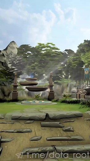 3D Animated Robot in Dota 2 Gameplay