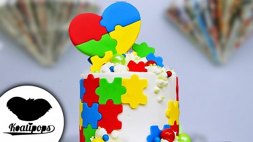 15M views · 113K shares | Cakes for a Cause: Autism Awareness Puzzle Cake MetDaan x Koalipops | MetDaan | Facebook