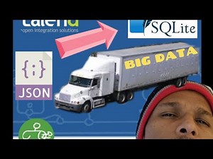 How to import huge json file into SQLite database with Talend ESB