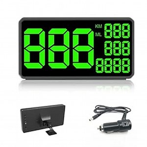 Truck GPS Speedometer 6.2 Inch Big Screen Heads Up Display for Cars Digital MPH Odometer for Dashboard HUD Speeding Alert Speed Meter Trip for Golf Cart All Vehicle