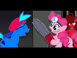 "oh no! which one do I shoot?" but My Little Pony: Cupcakes (FNF VS Pinkie Pie Elements Of Insanity)