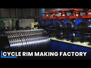Turning Steel into Cycle Rim | Inside the Rim Manufacturing Factory 🚴‍♀️