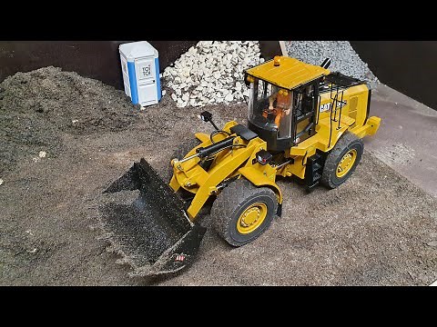 Kabolite K966 / CAT 966M 1:16 RC Radlader - Erster Test auf der Indoor Baustelle
