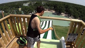 Royal Flush #4 water park slide at BSR Cable Park in Waco, Texas, United States. https://www.youtube.com/watch?v=NFwAotlGvQA | AmusementForce