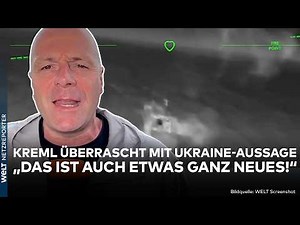 PUTIN'S WAR: Thunderclap! Kremlin surprises with statement on Ukraine! New situation for Russia