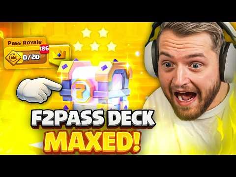 ⭐🤯XXXL Pass OPENING & DECK maxed! - BIGGEST Clash Royale F2Pass MOMENT!