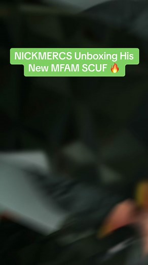 Nickmercs Unboxing His New #MFAM SCUF Controllers (link in bio btw 👀) #nickmercs #mfamcontent #scufgaming #fyp
