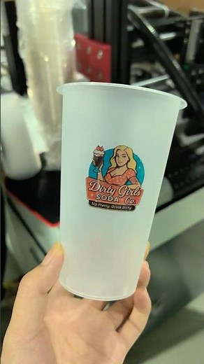 Plastic PP Cups UV digital printing machine