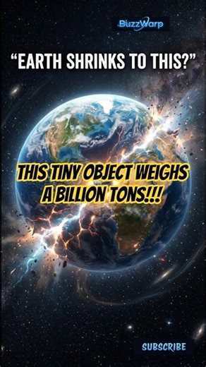 This Tiny Spoon Weighs a Billion Tons | BuzzWarp #SpaceFacts #NeutronStar #Universe #ScienceShorts