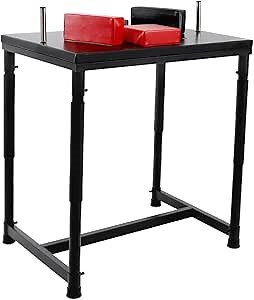 Professional Arm Wrestling Table, 2204 LBS Adjustable Standard Arm Wrestling Battle Table, Stainless Steel Wrist Training Equipment with Pads Handles for Gyms Sports Arenas Homes Club Office