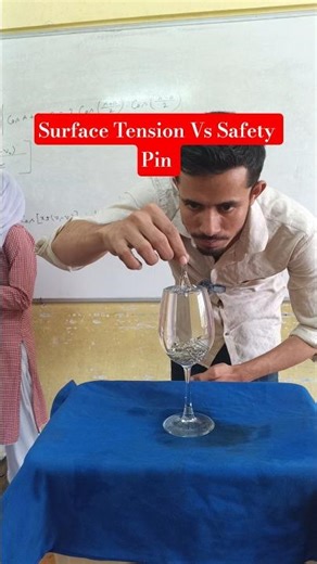 Concept of surface tension #experiment