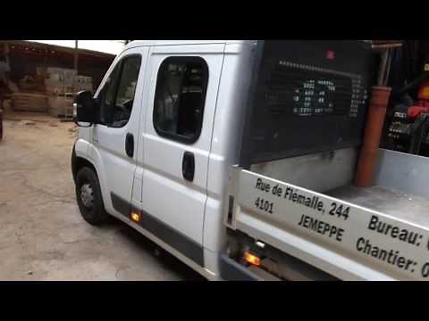 Camionnette double cabine et benne fixe CITROEN Jumper