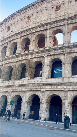 【世界遺産】コロッセオ🇮🇹ど迫力の外観！観光は人が少ない朝イチがオススメ！ #コロッセオ #イタリア観光 #世界遺産 #travel