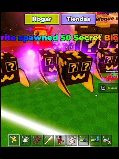 Bloques Secretos en Break a Lucky Block en Roblox