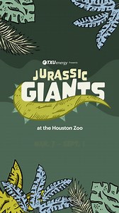 Calling all dino fans! Go on a one-of-a-kind prehistoric adventure this spring at TXU Energy presents Jurassic Giants. | Houston Zoo