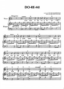 DO RE MI Piano Sheet music | Easy Sheet Music