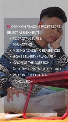 🎓 Why Professors Reject Assignments Even When You Worked Hard