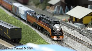 91K views · 3.6K reactions | The crews were busy on the CM&D Railroad as MTH HO Scale Southern Pacific Daylight 4449 arrived at Center Yard. Hostlers relocated BLI Challenger 3977 within the yard to make room for the streamlined coach train as the MTH Spirit of Union Pacific # 1943 passes with a local freight. | The Steam Channel | Facebook