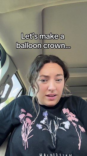 making a balloon crown went about how you might expect #balloonart #balloonanimals #entrepreneur