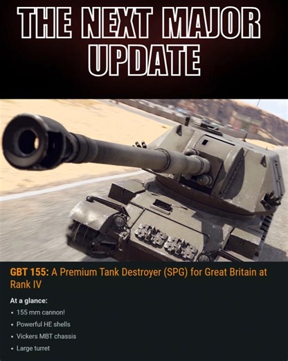 War Thunder | GBT 155: Frankenstein’s HE Slinger | #Shorts