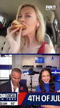 Meredith Gorman takes on Fourth of July hot dog challenge at Coney Island