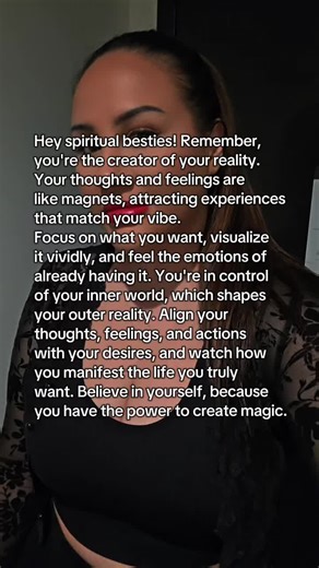 Your reality shifts the moment your mindset does. When your thoughts match your desires, manifestation becomes effortless. Align your energy, trust your power, and watch the universe respond. Follow for daily manifestation reminders ✨ #manifest #fy #mindset #spirituality #energy
