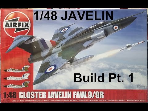 1/48 AIRFIX GLOSTER JAVELIN Build Pt. 1
