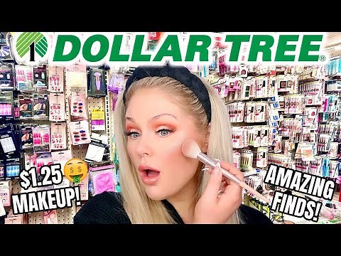 Full Face of *DOLLAR TREE* Makeup Tutorial | $1.25 Makeup YOU NEED 😍 KELLY STRACK