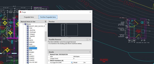 What’s New in AutoCAD 2020? Purge redesigned