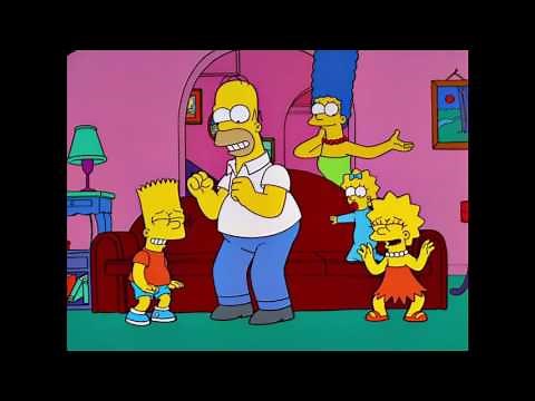 Los Simpsons bailando Ghostbusters!