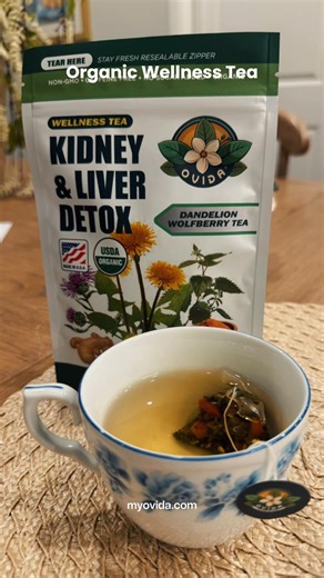 72 reactions · 18 shares | Looking for a caffeine-free tea you can enjoy day or night?  Made with organic botanicals like dandelion root, goji berry and ginger — a gentle cup for mindful, everyday wellness. Click “Order Now” to explore this natural blend. | Ovida Organics | Facebook
