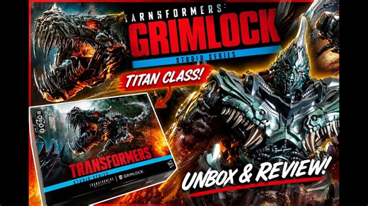 Transformers Studio Series Age of Extinction Titan Class Grimlock UNBOXING