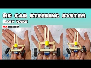 How to make Rc car steering