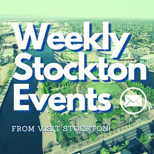 𝗚𝗲𝘁 𝘄𝗲𝗲𝗸𝗹𝘆 𝗦𝘁𝗼𝗰𝗸𝘁𝗼𝗻 𝗲𝘃𝗲𝗻𝘁𝘀 𝗶𝗻 𝘆𝗼𝘂𝗿 𝗶𝗻𝗯𝗼𝘅! Subscribe today to get the Visit Stockton Events email sent to you each Wednesday, stocked full of events, concerts, festivals and more. 𝘕𝘰 𝘴𝘱𝘢𝘮, 𝘶𝘯𝘴𝘶𝘣𝘴𝘤𝘳𝘪𝘣𝘦 𝘢𝘯𝘺𝘵𝘪𝘮𝘦! | Visit Stockton