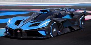 Bugatti Bolide Concept Is a 1,825 BHP, 310 MPH  Track Attacking Machine