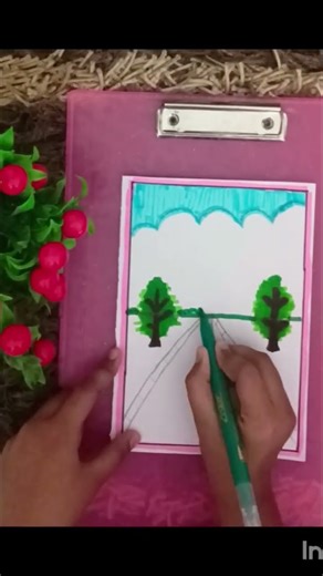 ✨ NICE SCENERY DRAWING ✨💝🎉