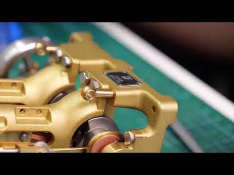 RW-L2 Retro Mini Inline Double Cylinder Steam Engine Model-EngineDIY