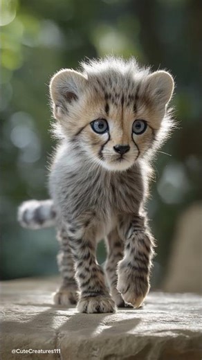 A baby cheetah #cheetah #cheetahs #cute #adorable #babyanimals