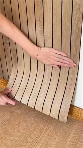 🔥 Peel & Stick Wood Slat Wall Panels 3D | Acoustic Decorative Wall Interior DIY