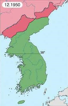 Korean War Timeline 1950 1953 #history #geopolitics #map