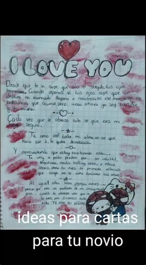 Ideas de Dibujo para Cartas a tu Novio
