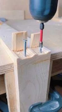 hidden screw idea #woodworking #tips #ideas #woodworkingtips #diy